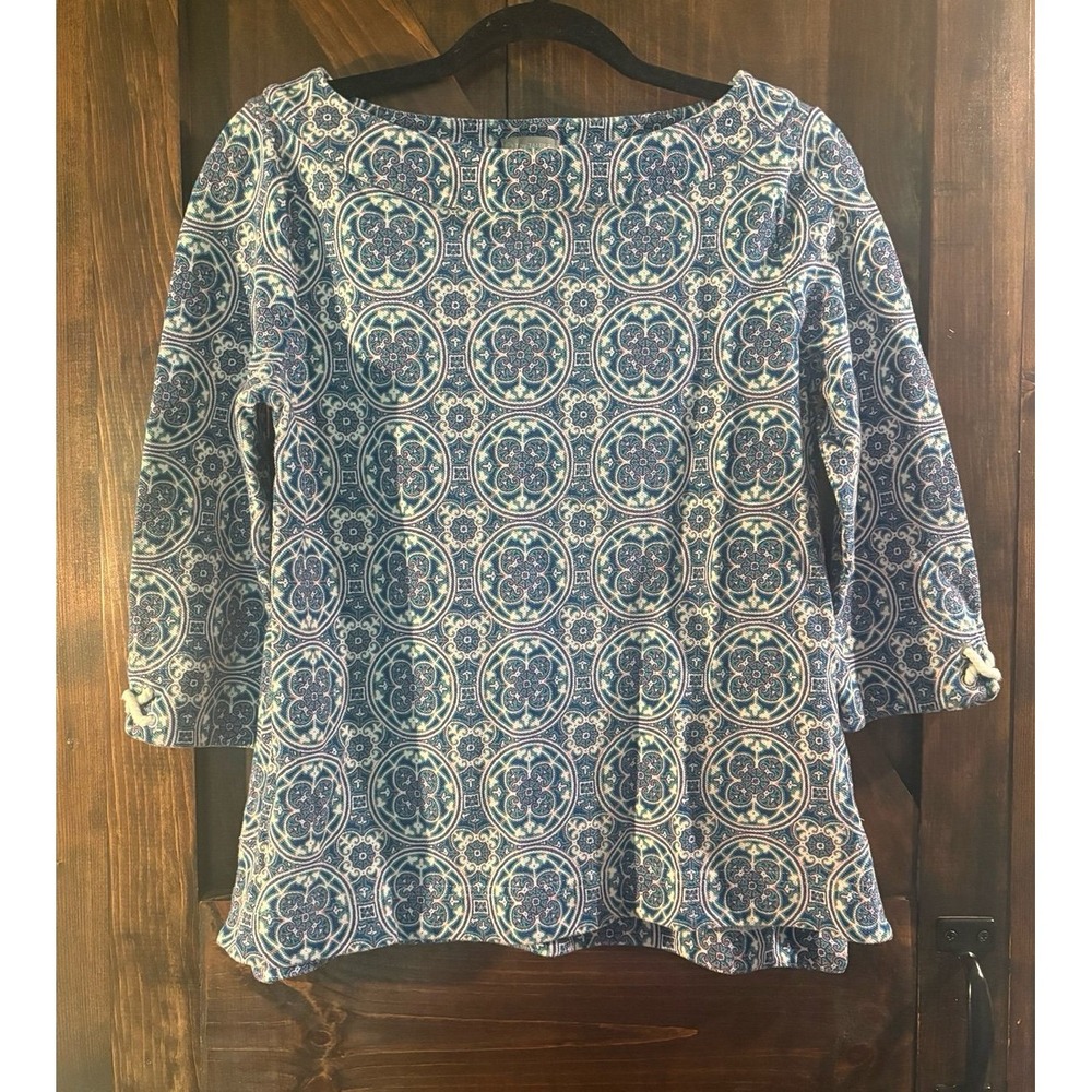 Talbots 1/4 sleeve blouse